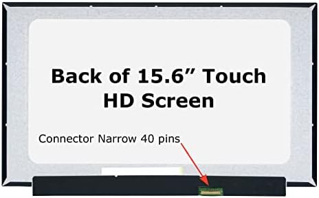 SCREENARAMA New Screen Replacement for B156XTK02.1 40pin Narrow for LENOVO OnCell Touch HD 1366x768 LCD LED Display with Tools