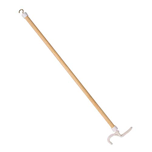 Carex 5 Piece Hip Kit - Hip Kit for Total Hip Replacement - Includes Metal Grabber Reacher Tool, Long Handled Shoe Horn, Sock Slider Sock Aide, Shoe Horn, Long Handled Bath Sponge, and Dressing Stick