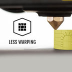 HATCHBOX Matte PLA 3D Printer Filament, Dimensional Accuracy +/- 0.03 mm, 1 kg Spool, 1.75 mm, Lemon Yellow