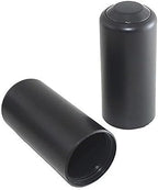 2 PCS Replacement Mic Battery Screw on Cap/Cover/Cup for Shure PGX/SLX Wireless (Black)