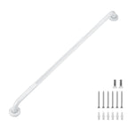 Grab Bars for Shower, 2 Pack 36-Inch Anti Slip Shower Handles for Elderly, Safety Shower Grab Bar, Stainless Steel Handicap Grab Bars for Bathroom (White 1" Diameter)