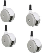 Baby Walker Wheels Replacement, Set of 4, Baby Walker Accessories, Plastic Wheels Casters, 10mm (Grey)