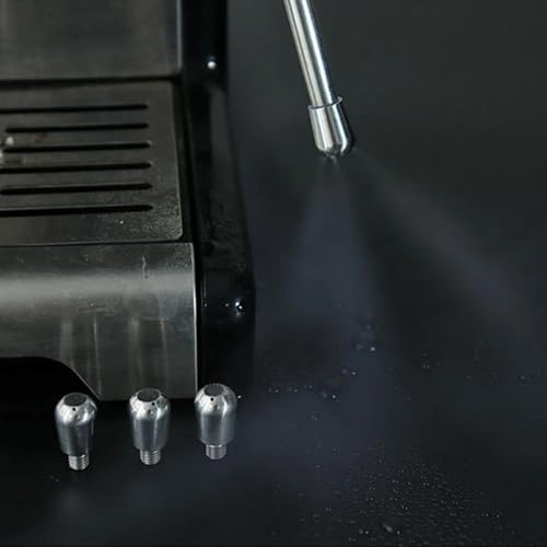 Steam Nozzle Tip Spout 4 Hole for Breville 8 Series Coffee Machine, Stainless Steel Coffee Maker Steam Nozzle, Multiple Holes Tip Milk Foam Spout Replacement