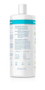Essential Oxygen Certified BR Organic Brushing Rinse, All Natural Mouthwash for Whiter Teeth, Fresher Breath, and Happier Gums, Alcohol-Free Oral Care, Peppermint, 32 Ounce