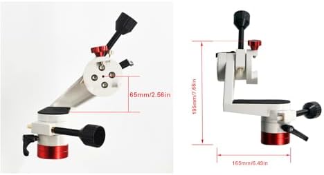 ASHATA Altazimuth Telescope Mount, Newtonian Reflector, 360 Micro Adjustment, Coarse & Micro, 3/8in, for Astronomy, Stargazing, Birding