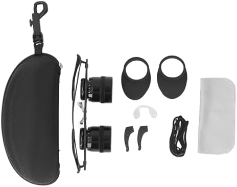 Fishing Binoculars, 3X Hands Binocular Glasses for Fishing, Bird Watching, Sports, Concerts, Opera Glasses with Accessories
