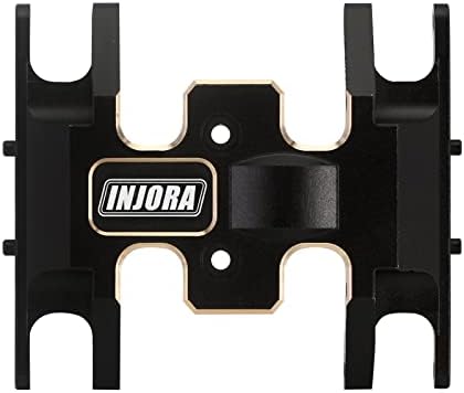 INJORA Brass Skid Plate-Heavy Counterweight Chassis Accessories for 1/24 RC Crawler Car Axial SCX24 Gladiator Bronco C10 JLU Deadbolt Upgrades Parts, 15g