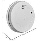 First Alert SCO7CN Combination Smoke and Carbon Monoxide Detector with Voice and Location, Battery Operated , White