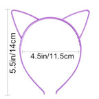 COCIDE 36Pcs Cat Ears Headbands Plastic Taylor Party Decorations Kitty Headbands for Girls Gabby Party Favors Birthday Supplies for Women Halloween Hair Accessories Hair Hoops Costume