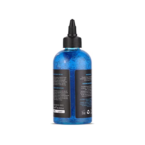 Dynamic Color Co- Proton Tattoo Stencil Primer Gel, Long Lasting, Smudge Proof, Blue, 8oz Bottle