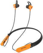 MANHATTAN Bluetooth Wireless Neckband Headphones — Work Earbud Earphones with 15H Playtime, Noise-Isolating, IPX4 Water Resistant, Built-in Mic – for Work, Music, Calls – 3 Yr Mfg Warranty -179829