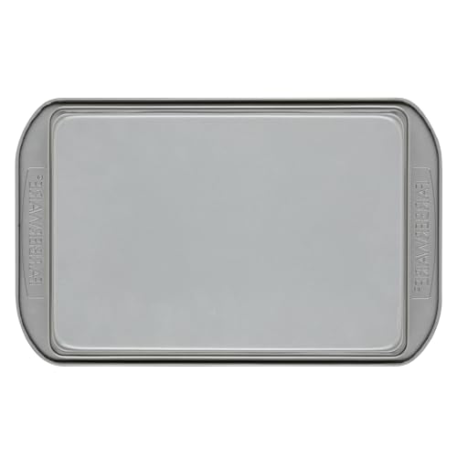 Farberware Nonstick Bakeware Baking Pan With Lid / Nonstick Cake Pan With Lid, Rectangle - 9 Inch x 13 Inch, Gray