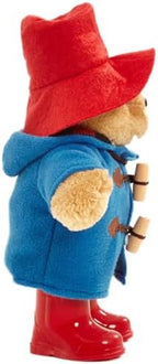 Rainbow Designs Classic Paddington Bear with Boots - 25cm Standing Plush Character - Soft & Cuddly Paddington Teddy Bear with Iconic Duffle Coat, Bush Hat & Shiny Red