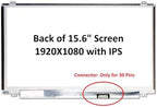 New LCD Replacement Screen FHD 1920x1080 (Non Touch) 15.6 Inch N156HCE-EAA (with Brackets) 30 Pin Matte for Lenovo FRU: 5D10M09831 for Laptop/Display/Screen/LCD Application