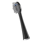 Waterpik Genuine Full Size Replacement Brush Heads With Covers for Sonic-Fusion Flossing Toothbrush SFFB-2EB, 2 Count Black
