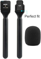 for DJI Mic Holder, Stand for DJI Mic 1/2, Replacement Interview GO Handheld Adaptor for Rode Wireless GO II / 2 / ME/Pro, Wireless Lav Microphone Handle Mount 2-Pack Adapter Accessories