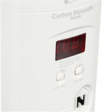 Kidde Carbon Monoxide Detector, Plug In Wall with 9-Volt Battery Backup, Digital LED Display, 4 Pack