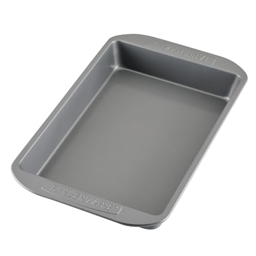 Farberware Nonstick Bakeware Baking Pan With Lid / Nonstick Cake Pan With Lid, Rectangle - 9 Inch x 13 Inch, Gray