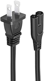 8.2ft 2 Prong Power Cord Replacement for HP Envy 6055 6052 6075 pro 6455 6458 6452 Printer AC Power Cord Cable