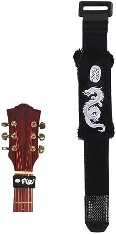 Guitar String Muter Guitar Noise Reducer Dampener Universal Guitar Fretboard Muting Wraps Suitable for Electric Acoustic Classic Guitar Bass Musical Instrument Accessories (rose)