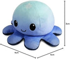 TeeTurtle - The Original Reversible Octopus Plushie - Day + Night - Cute Sensory Fidget Stuffed Animals That Show Your Mood