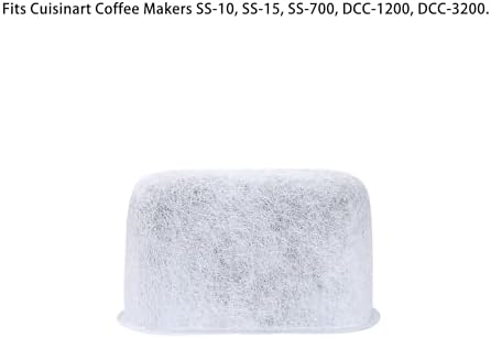 Charcoal Water Filter for Cuisinart SS-10, SS-15, SS-700, DCC-1200, DCC-3200, DCC-3000(P1) Coffee Makers Filter Replacement (12Pack).