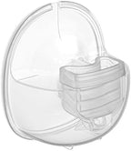 QIUXQIU Wearable Breast Pump Accessories Milk Collector Cup,Including Valve & Silicone Diaphragm & 24mm Flange Silicone Shield Kit BPA-Free QIUXQIU Pump S18/S21 Parts Replace - 180ml (27mm)