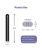 Dichroma BB-40blk 40W Black Light Replacement Bulb Compatible with Black Flag Model BZ-40BLK, BZ-40DX, BZ-40MAX, and Stinger Model B4045-4 UVB45 Bug Zapper, 2 Pack