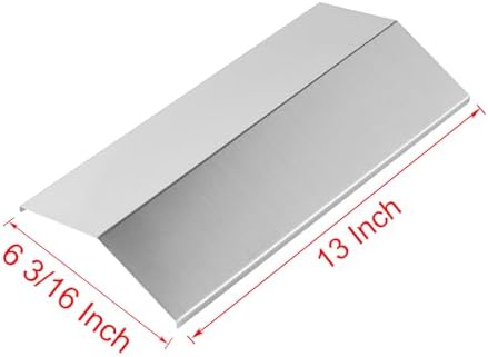 Oklagarden Flame Tamer Replacement for Nexgrill Replacement Parts 820-0033 820-0007B 2 Burner Heat Plates Megamaster 820-0033M Parts Heat Shield Grill Parts Cuisinart CGG-306 Flame Tamer Grill Parts