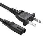 2 Prong AC TV Power Cord for Samsung UN40 UN43 UN48 UN49 UN50 UN55 UN60 UN65 UN70 UN75 UN78 Smart TV 24" 32 40 43 48 49 50 55 60 65 75 85 inch, Samsung Subwoofer Speakers Charger 3FT Cable Replacement