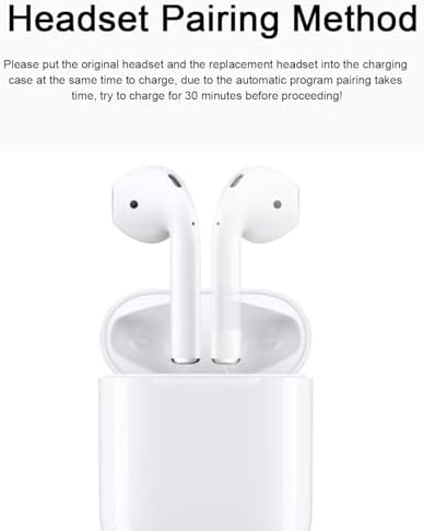 Single Replacement R Earbud for AirPods 2 gen, Only for AirPod 2 Right Model A2032，Right Earbud for Air pod Replacement 2nd gen with a Complimentary Magnetic Lanyard