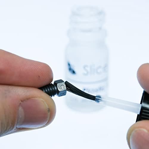 Slice Engineering Plastic Repellent Paint Repels Plastic & Prevents Buildup on the Nozzle | Get Enhanced Print Quality | Hassle-Free Application | Water-Based PTFE Nanosuspension (3 mL - 5 Pack)