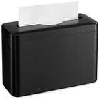 Multifold Paper Towel Dispenser Countertop, Heavy Duty Wide-Design, 300-Sheet Large Capacity Black Paper Towel Holder, Compatible with Tork, AmazonCommercial, Kleenex, Scott, Pacific Multifold Towels