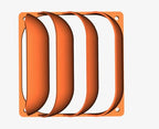 120/140mm PC Fan Deflector | Redirect Computer Airflow | Improve PC Thermals and Cooling | Fan Duct | PC Accessories | Gift for Techy (140mm, Yellow)