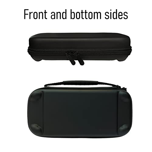 Meadow Flowers Switch Case For Nintendo Switch OLED/Switch LITE/Switch Accessories, Monochrome Cute Carry Protective Bag, Travel Game Console Cases, Controller Hard Shell Holder 20 Cartridge Slot J85