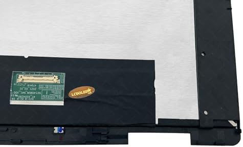 LCDOLED Replacement for HP Envy x360 2-in-1 14-fc 14-fc0013dx 14-fc0023dx 14-fc0033dx N91012-001 N91013-001 WUXGA 1920x1200 LCD Display Touch Screen Digitizer Assembly Bezel with Board