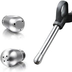 Coffee Maker Steam 3&4 Hole Nozzle 304 Stainless Steel Multiple Holes Tip Milk Foam Spout for Breville 8 Series Espresso Machine Steam Wand Tip Part Replacement