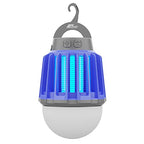 Wisely Bug Zapper Outdoor/Indoor Electric, USB-C Rechargeable Mosquito Killer Lantern Lamp, Portable Insect Electronic Zapper Indoor Trap, with LED Light berryblue