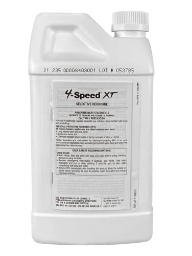Nufarm 4-Speed XT Herbicide, Superior Broadleaf Weed Control, 32 oz