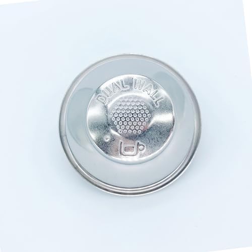 Pressurized basket compatible with Breville sage BES870/875/880/878/890 One Cup Dual Wall Filter, 54mm coffee machine replacement accessories, 1 Shot filter basket Single