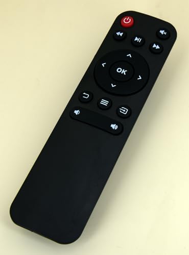Replacement Remote Control for Vankyo Performance V700 V600 V620 V630 M18 V630W V610 Mini LED LCD Portable Projector (with Mounting Bracket)