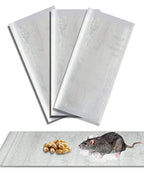 SEEKBIT 3 Pack Rat Sticky Traps Extra Large, Clear Mouse Glue Trap Sticky Trap for Mice and Rats, Enhanced Stickiness Trapping Pads Snakes Spiders Roaches for House Rodent Pest Control - 47.2x11