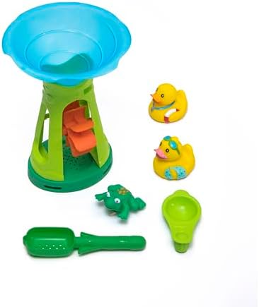 Step2 Duck Dive Water Table, Kids Water Table & Sand Activity Sensory Playset, Summer Outdoor Toys, 6 Piece Water Toy Accessories, For Toddlers 1.5+ Years Old