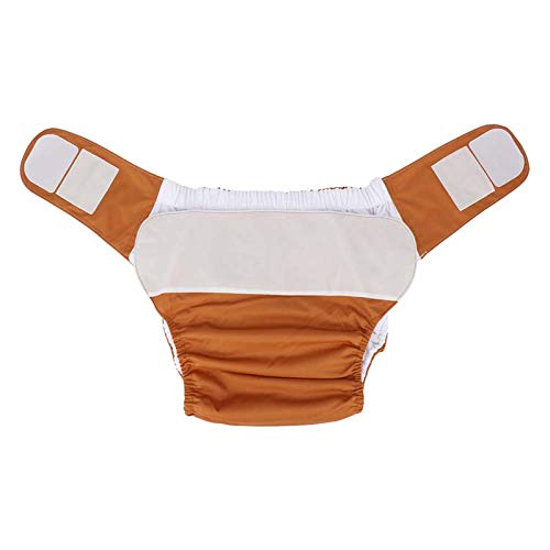 ZJchao Adult Cloth Diaper, Waterproof Adult Diaper Cover Washable Reusable Elderly Cloth Diapers Adult Pocket Nappy Cover Incontinence Nappies Underwear for Incontinence Men or Women