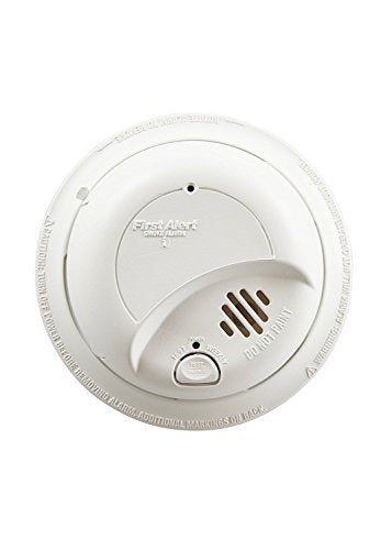 First Alert 9120B Smoke Detector, Hardwired Alarm with Battery Backup, 3-Pack