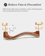 LMS Universal Extra Long Fork for Violin Shoulder Rest 4/4 3/4 Full Size, Replacement for Violin Viola Fiddle Shoulder Rest Extra-Long Feet, 1.5 inch (Khaki)