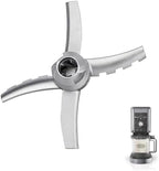 Blades Replacement for Ninja Deluxe NC501 Series Ice Cream Makers - Paddle Blade Replacement for Ninja Creamerizer NC500 NC501 NC500C NC501C NC501H - Stainless Steel