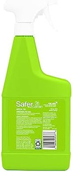 Safer Brand Garden SG5180 Insect Killing Fungicide, Miticide, and Insecticide Neem Oil Spray – Kills Insects & Mites – Controls & Prevents Fungal Disease – OMRI Listed for Organic Use – 24 oz