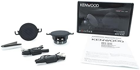 Kenwood eXcelon KFC-X2C 2.5-Inch Mid Range Factory Replacement Car Speakers, 120 Watts Max Power (Pair)