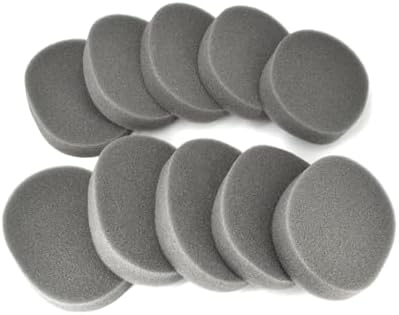 Cooling Gel Ear Pads Hearing Protector Replacement Ear Cushion for 3m worktunes Pads Replacement Ear Cushions (5 Pairs Solid Acoustic Foam)